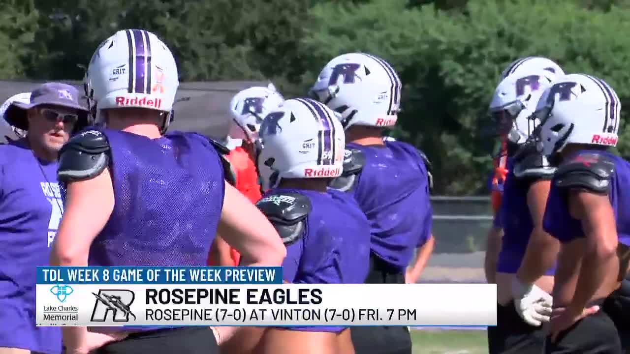 Undefeated Rosepine Eagles Prepare for Class 2A Matchup With Vinton