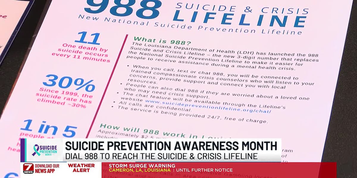 ‘You Matter' campaign returns for Suicide Prevention Month