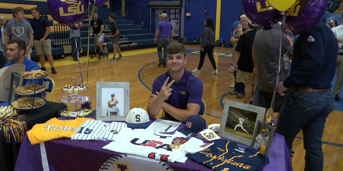 Former Sulphur Baseball player Jake Brown to play for LSU, won’t sign