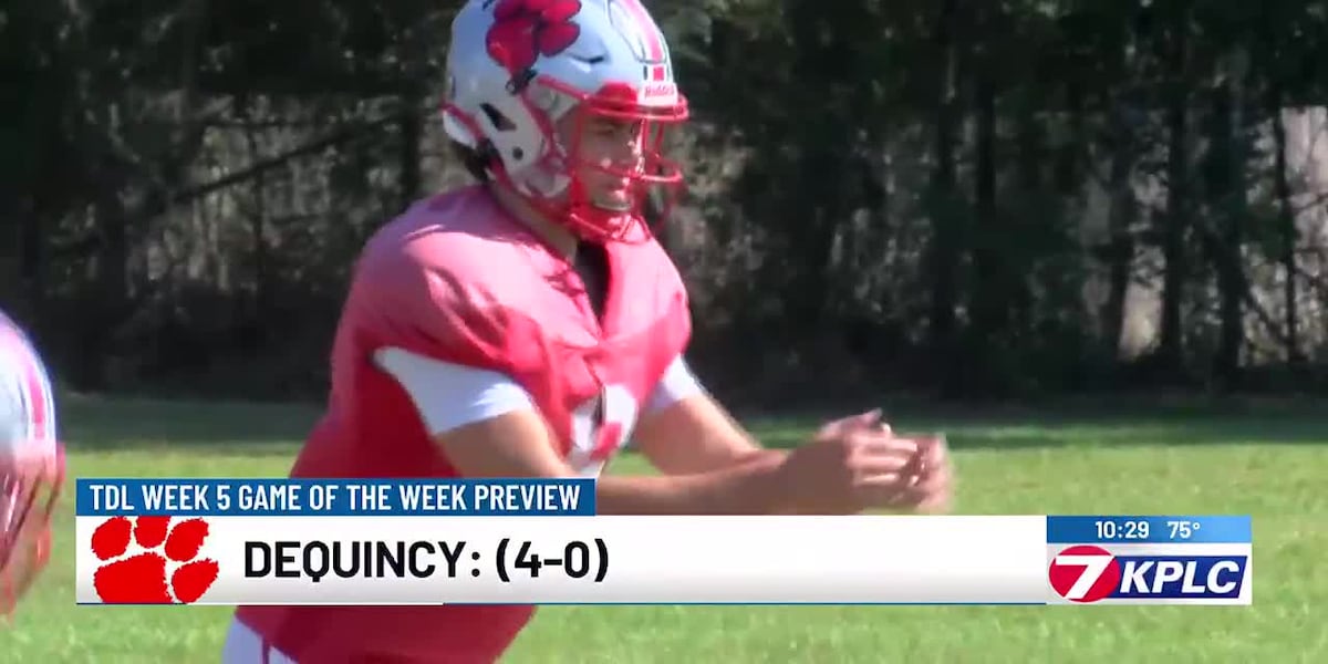 TDL Week Five Game of the Week Preview DeQuincy Tigers