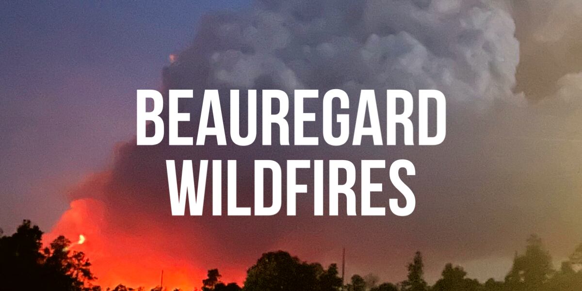 BEAUREGARD WILDFIRE: More communities added to mandatory ...