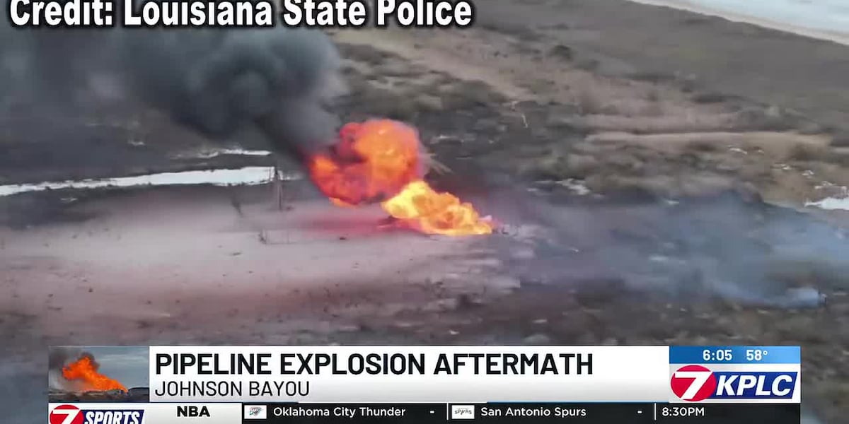 Pipeline Explosion Location Identified Near Johnson Bayou pipeline-explosion-location-identified-near-johnson-bayou