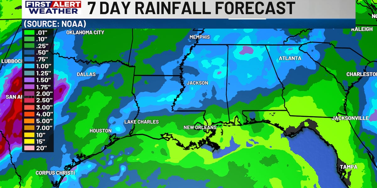 High Stream Alert First Alert Forecast: Slow return in humidity through the week, leads ...