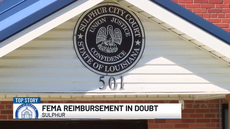 Sulphur Mayor Jacob Stutes says the city has not received any FEMA reimbursement for its lease...