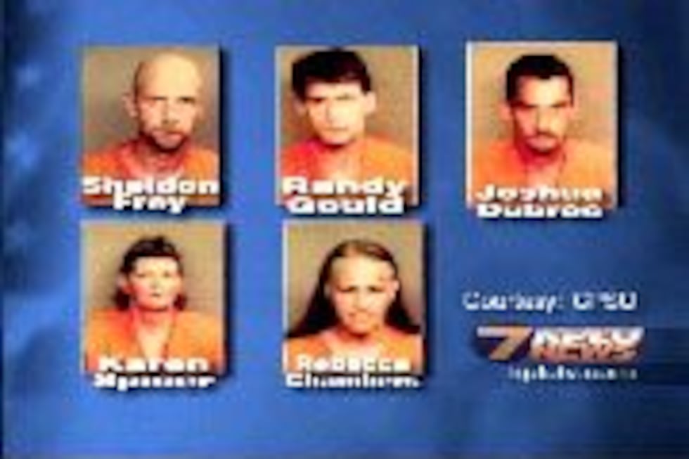Charles R Randy Sheldon Five Arrested in Drug Bust