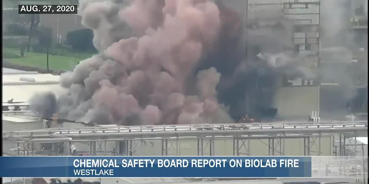 Safety board: Several issues contributed to massive fire at BioLab