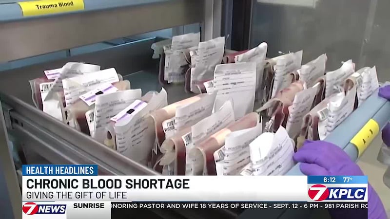 Chronic Blood Shortage: Giving the gift of life