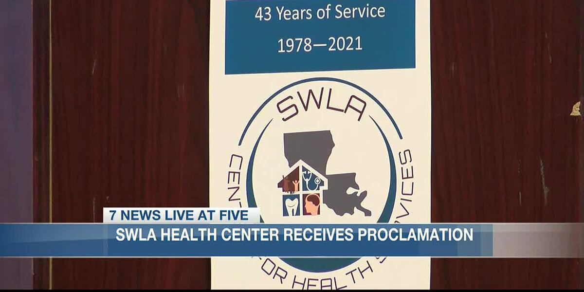 SWLA Center for Health Services receives proclamation from the Mayor