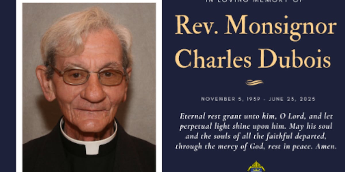 Msgr. Charles Dubois dead at 85