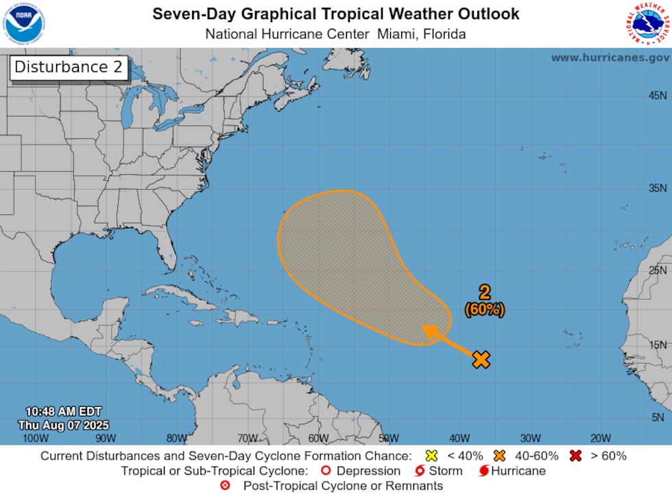 Dexter is now a post-tropical storm-force low in the North Atlantic. Meanwhile, two other...