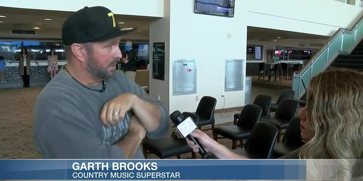Garth Brooks speaks ahead of concert at NRG