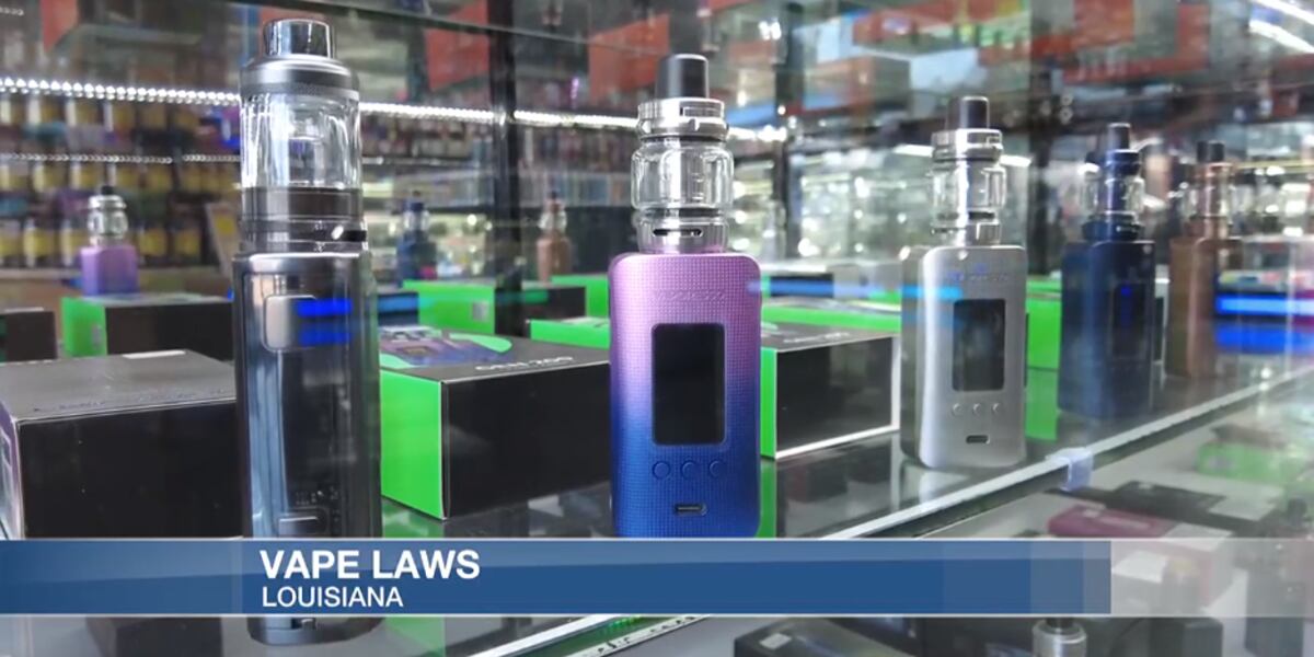 Hearing to decide whether certain vape products can stay on shelves in La. Hearing to decide whether certain vape products can stay on shelves in La.