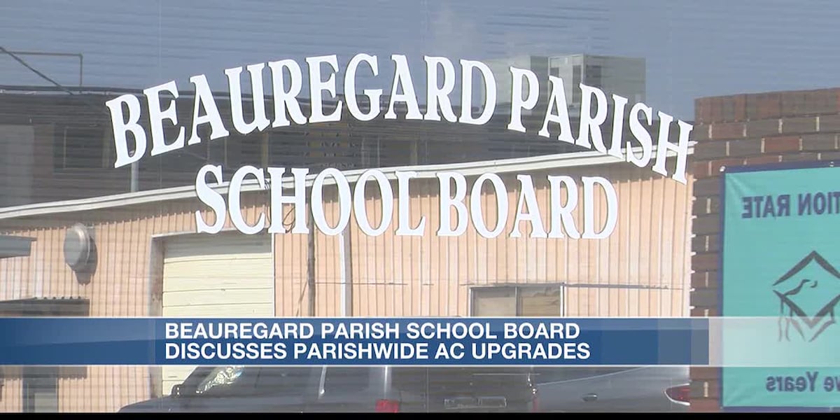Air conditioner upgrades approved for Beauregard schools