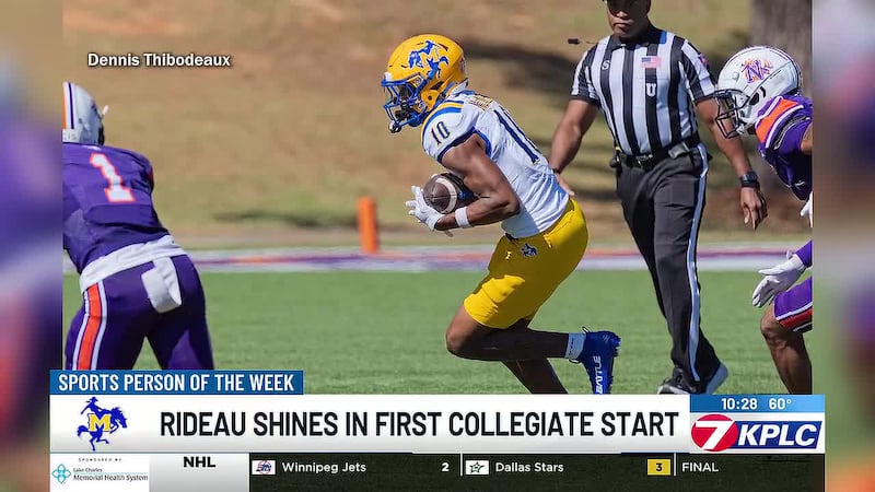 McNeese’s Rideau scores first career touchdown in start against Northwestern State