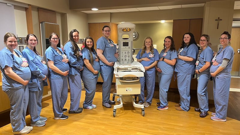 HSHS St. Vincent Hospital announced 14 registered nurses on their team of baby experts are...