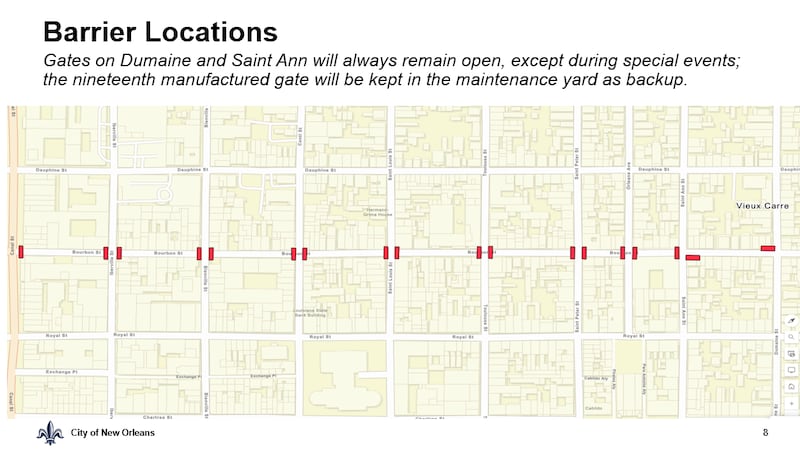 This is a graphic from the Dec. 112025 presentation of city security leaders to the New...