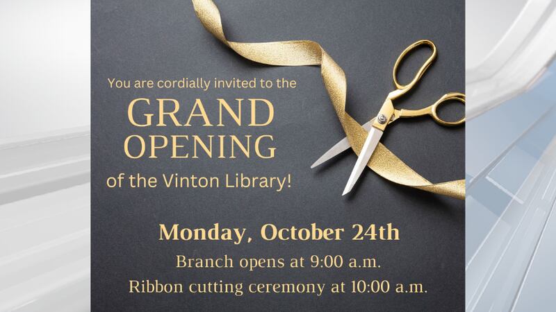 Vinton Library holds grand opening at new location