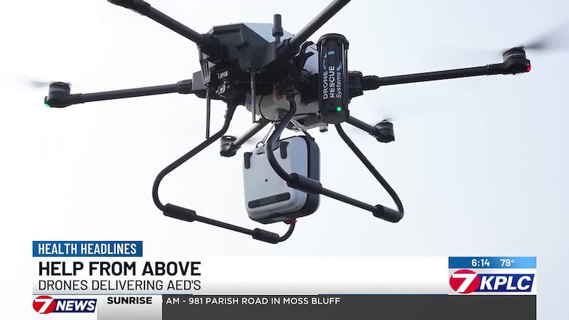Help From Above: Drones deliver AEDs