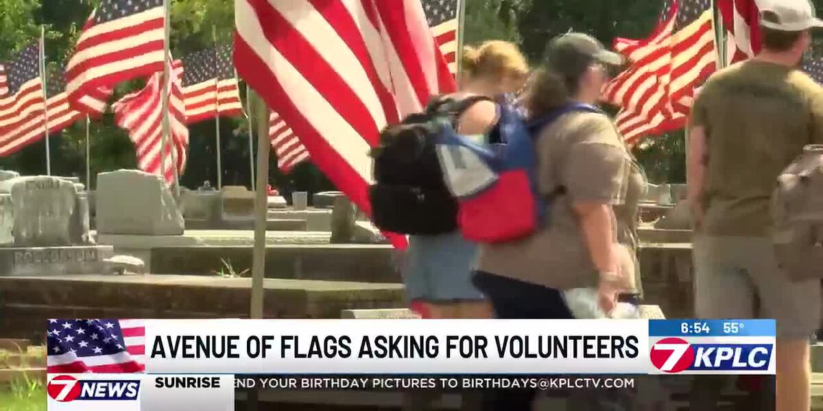 Volunteer Check Inflag Avenue of Flags requesting volunteers