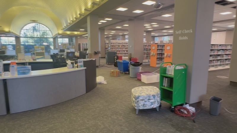 Calcasieu Central Library closed due to water leak