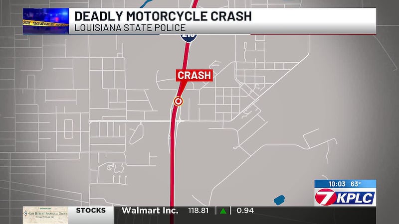 Deadly motorcycle crash in Lake Charles