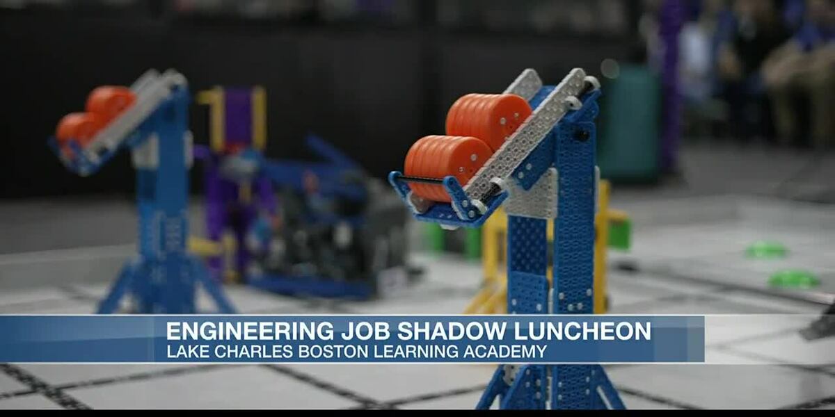Calcasieu high school students participate in engineering shadow luncheon