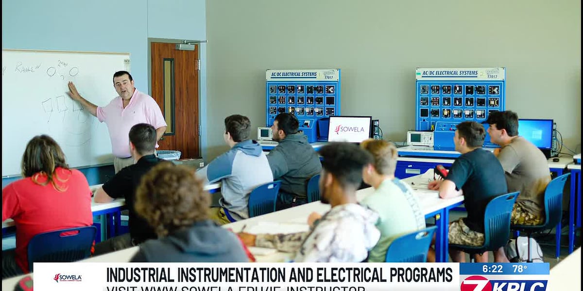 SOWELA now hiring instrumentation and electrical instructors at multiple campuses