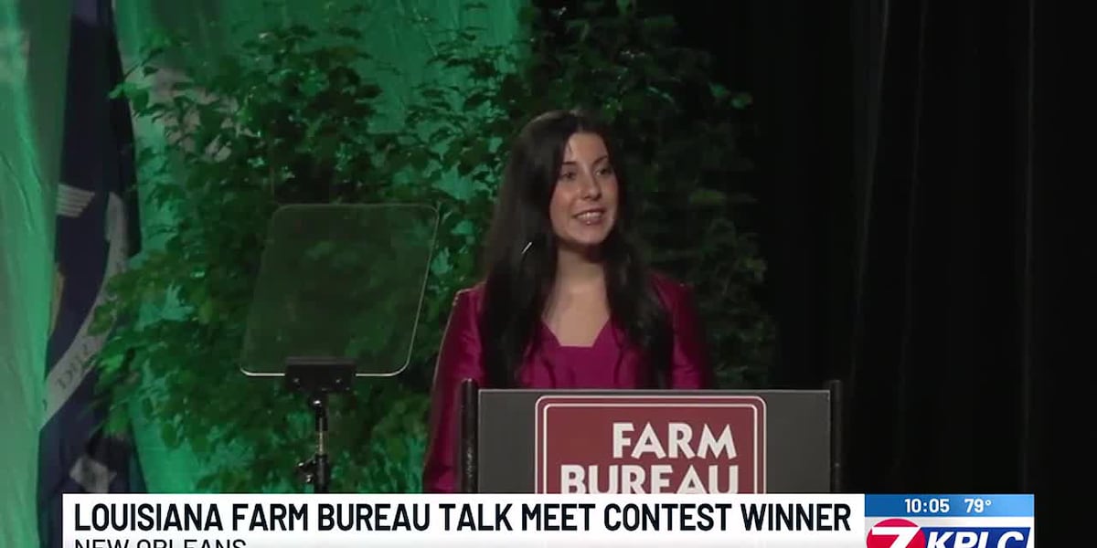 Lacassine teen wins Louisiana Farm Bureau Talk Meet competition
