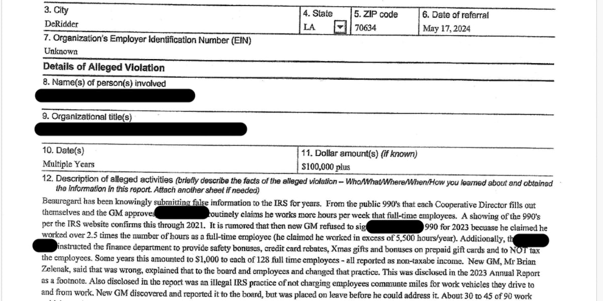 Former manager officially opposing Beci rate increase case