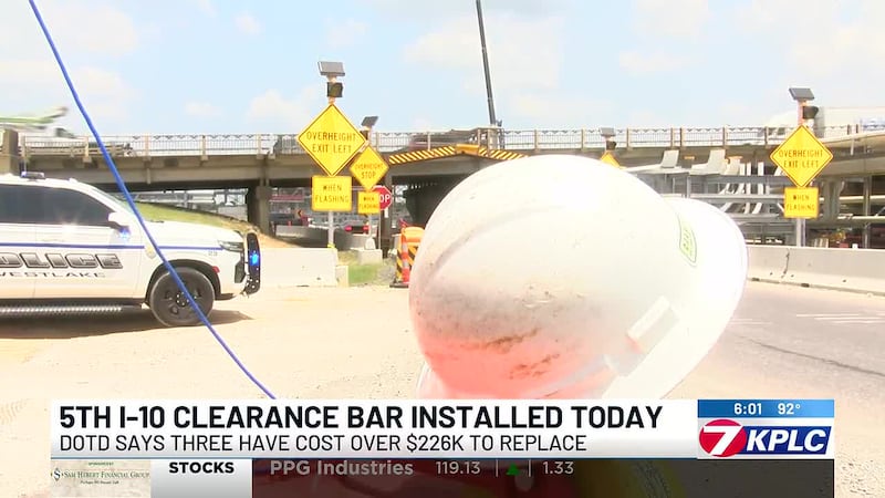 The I-10 Westlake Crash Bar Has Been Replaced 5 Times. Here’s What It’s Costing Taxpayers