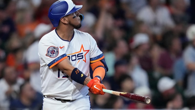 Paredes' 3-run homer caps Astros' 5-run second inning in 7-3 victory over Angels