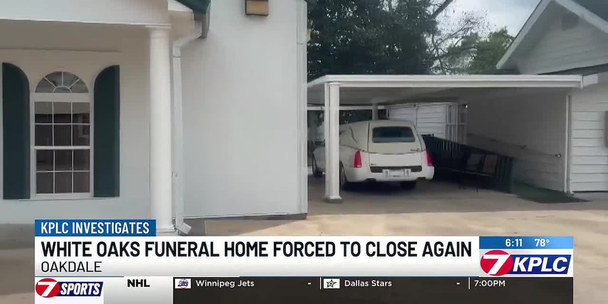Allen Parish funeral home will remain closed until it pays 40k in fines