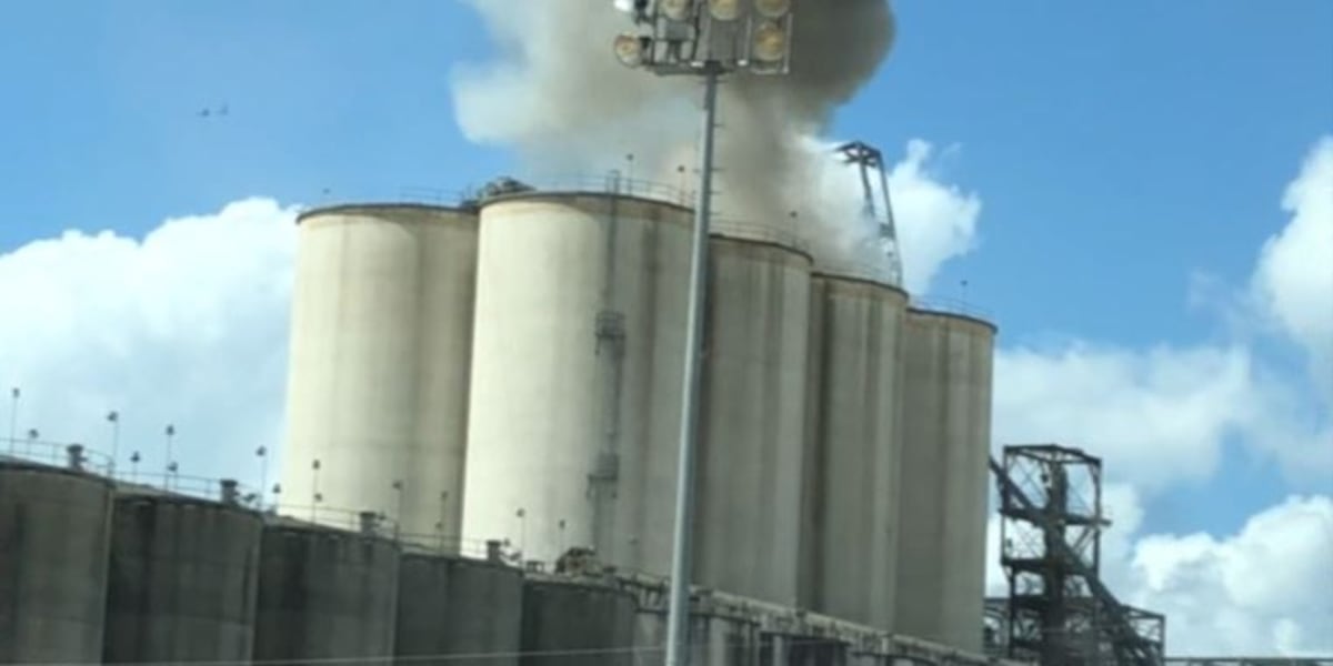 Silo Exploding Video captures moments after grain silo explosion