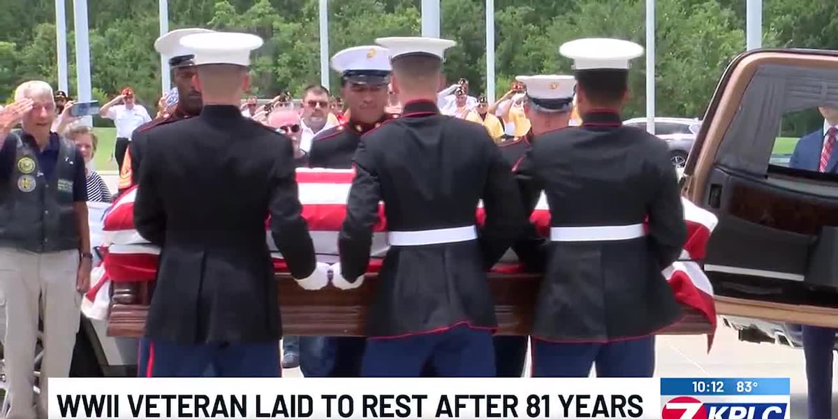 World War II veteran laid to rest after 81 years