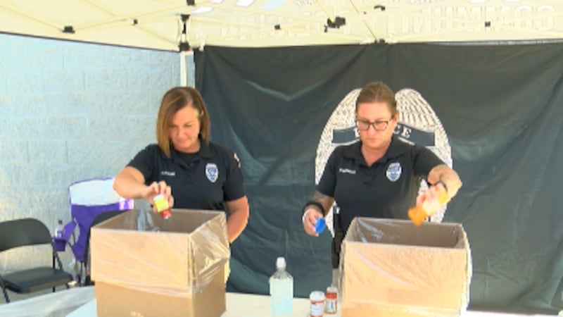 The Lake Charles Police Department held a prescription drug take-back day at the Walmart...