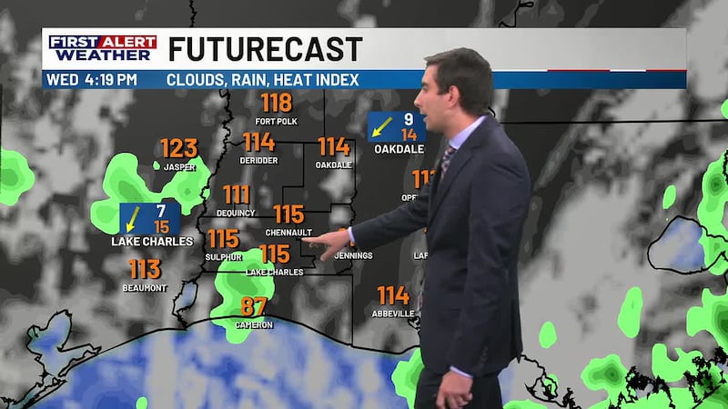 Dangerous heat is the biggest issue Wednesday; Tracking Bertha but impacts still look limited