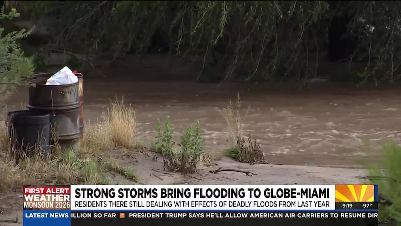 Rising creek levels pushed water over low-water crossings, blocking access between several...