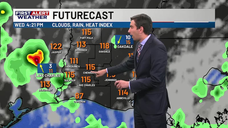 Dangerous heat is ahead Wednesday; We're still tracking Bertha but impacts look limited.
