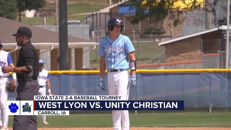Unity Christian knocks off West Lyon at State 2-A Baseball Tournament