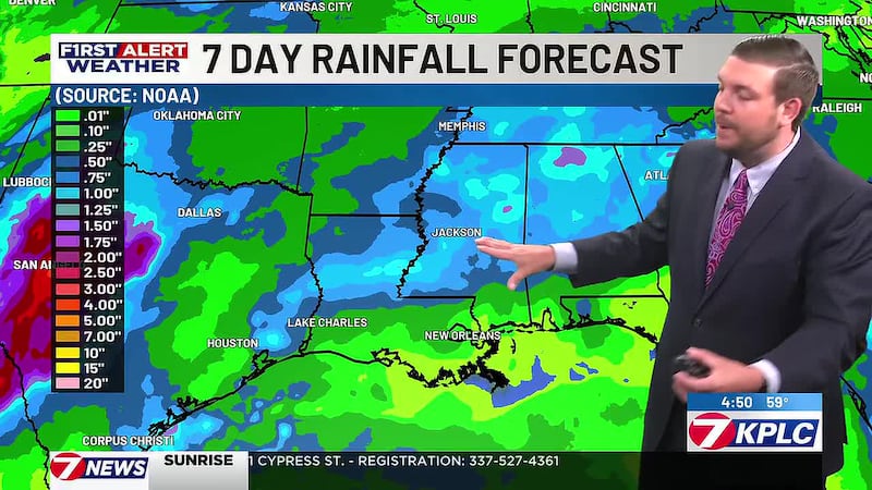 Rain chances increase later this week